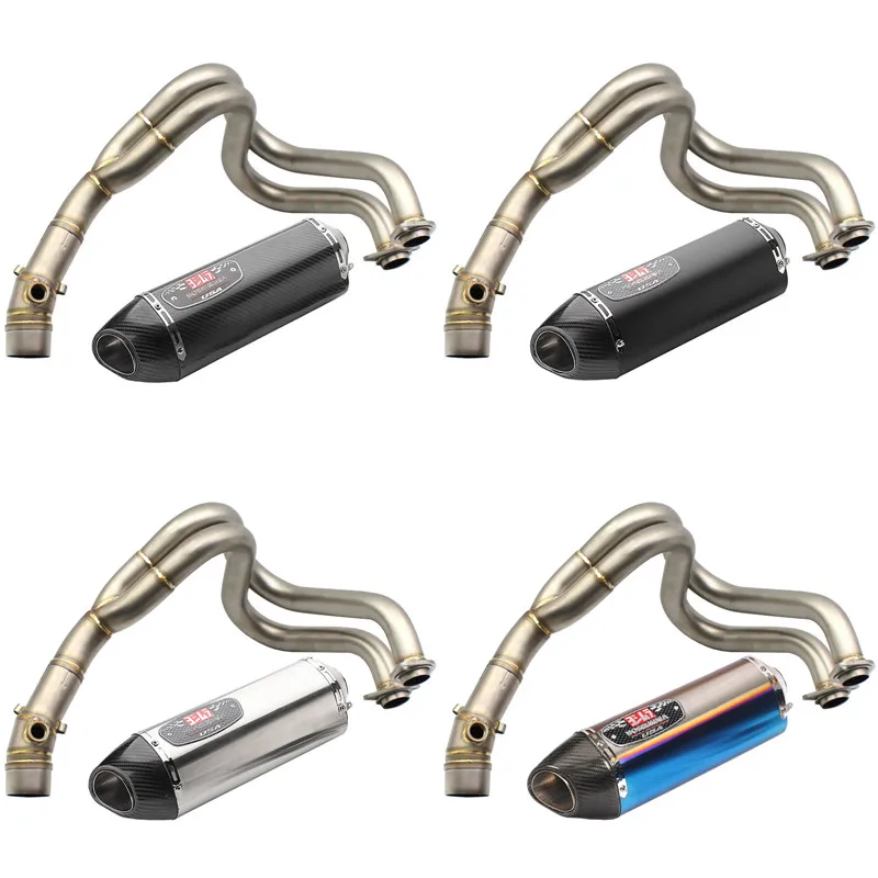 

For Kawasaki ER6N ER6F NINJA650R (2012-2016) Exhaust System Motorcycle Middle Pipe Hearders Tube Yoshimura Exhaust Muffler Pipe
