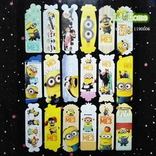 18 шт./компл. милые интересные нижнее белье в стиле миньонов из мультфильма «Гадкий я» бумажная Закладка для книги книга наклейки закладки для книг закладки для школьных учебников расходные материалы