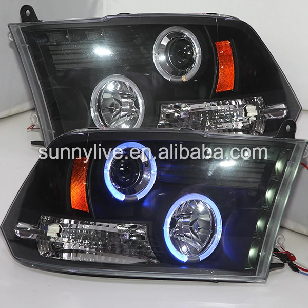 2009 2017 Year For Dodge Ram 1500 Blue Color Angel Eyes Led Head 2009 2017 Year For Dodge Ram 1500 Blue Color Angel Eyes Led Head Lights Lamp Front Light Sn Style