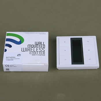 

Original Dooya DC1653 wall switch 15 Channel Emitter Remote Controller for Electric Curtain Motor Curtain Accessories