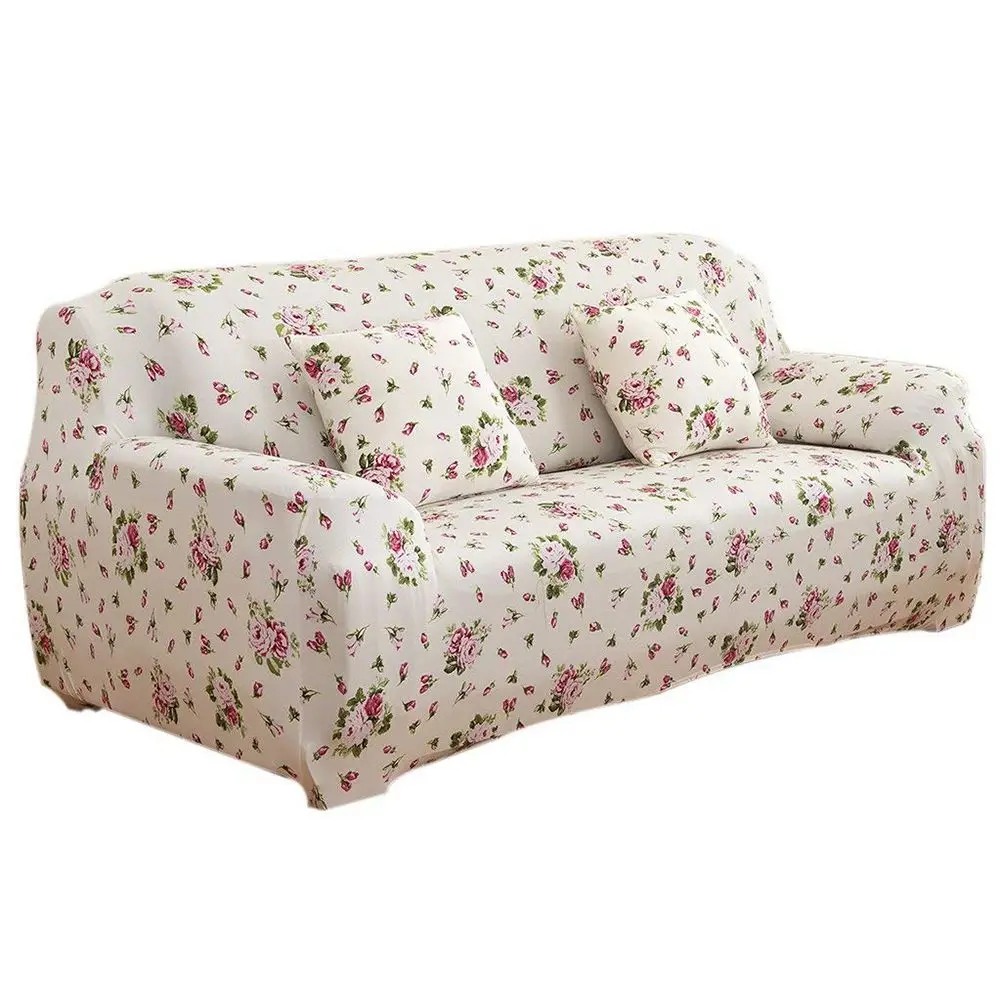 

Elastic stretch sofa covers couch-Continental pink