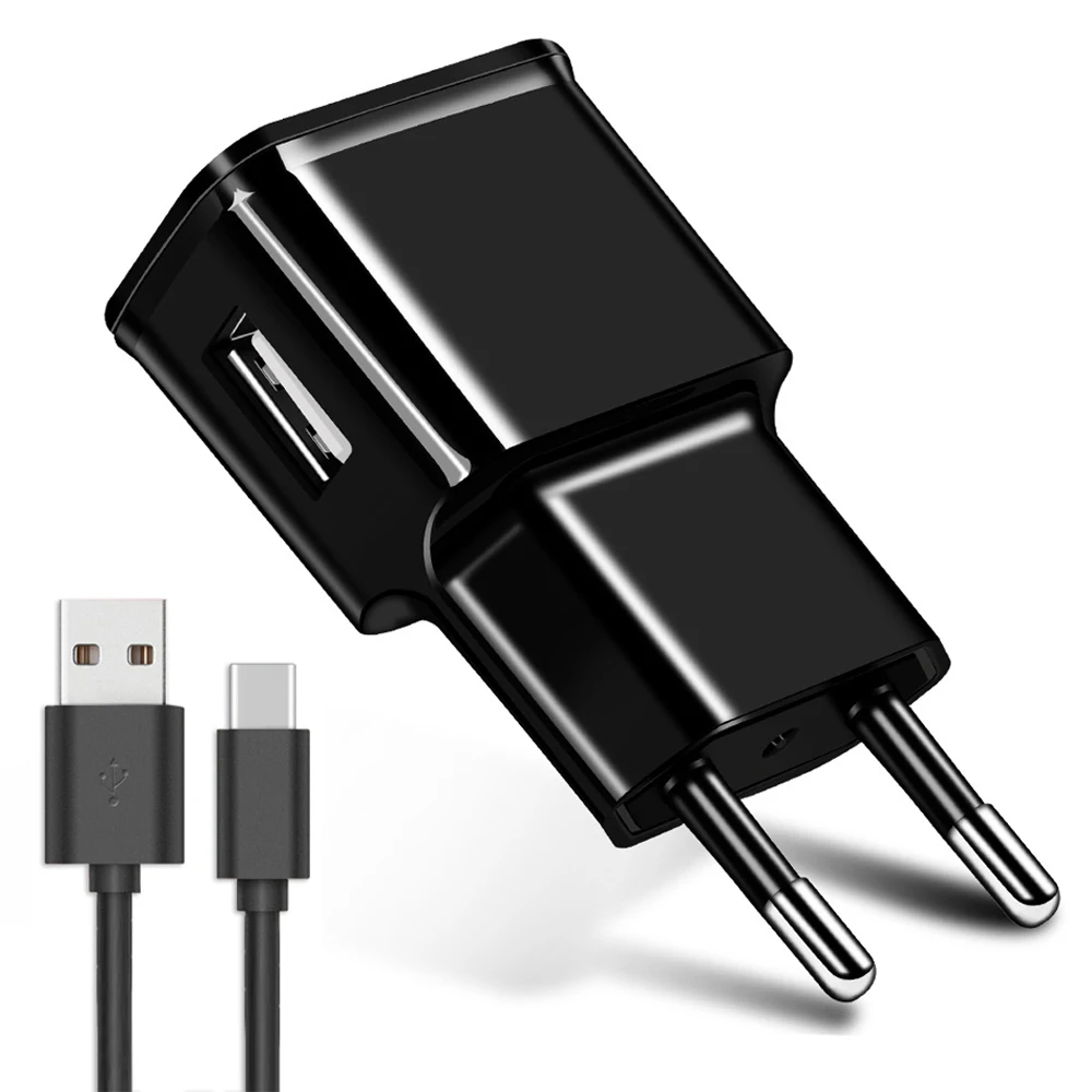 Для Samsung стандартный кабель для быстрой зарядки 5V2A Micro USB штекер EU US умный адаптер
