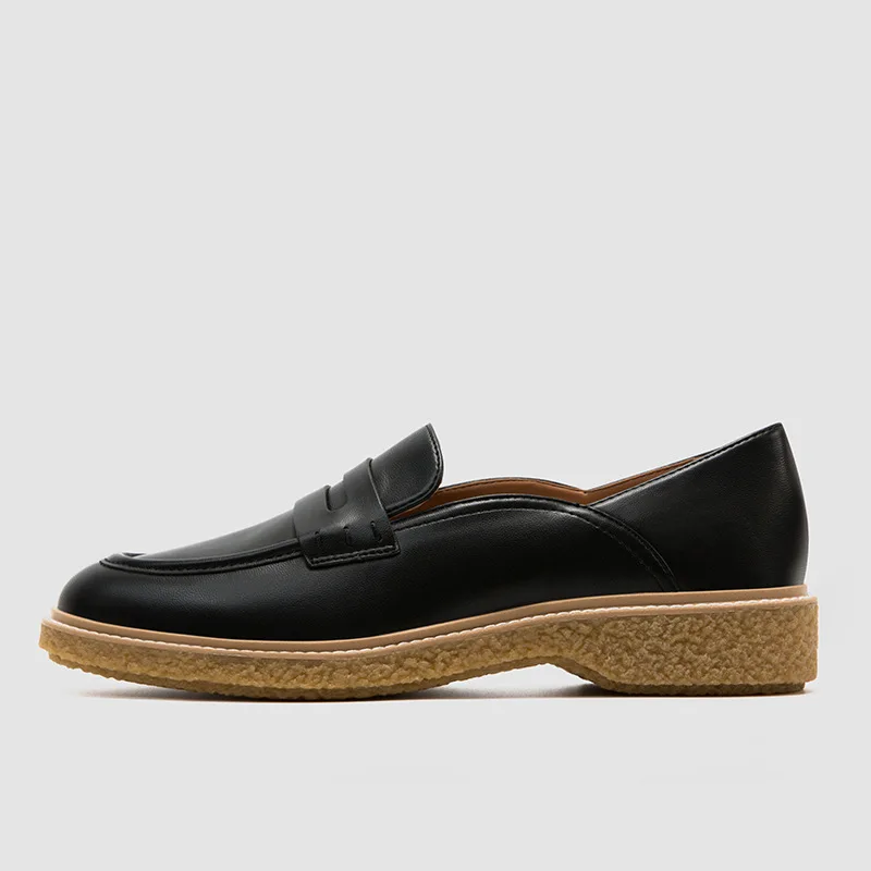 

2019 spring new fashion simple solid color flat bottom loafers women retro style soft and comfortable wild casual shoes.