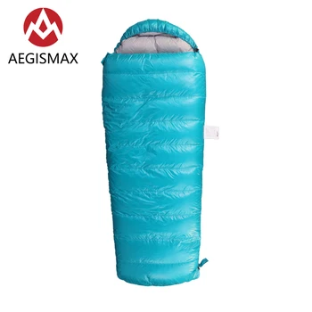 

AEGISMAX Children Envelope Down Sleeping bags Filling 95% White Goose Down for Kids Outdoor Hiking Camping Spring Autumn Winter