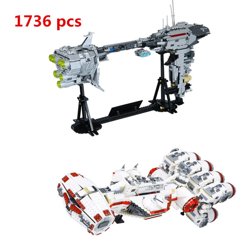 

Lepin 05083 05046 Star Series War The Nebulon Model B Set Medical Frigate Children Building Blocks Bricks Kid Toys 10019 Gifts