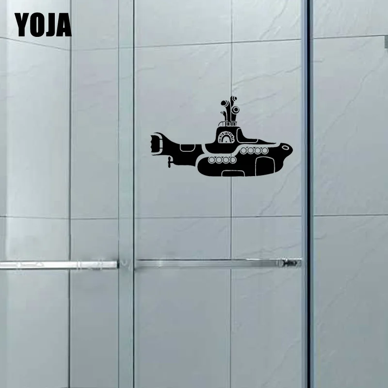 

YOJA 12x21.4CM Fun Home Room Submarine Wall Sticker Bathroom Decal Decoration G2-0286