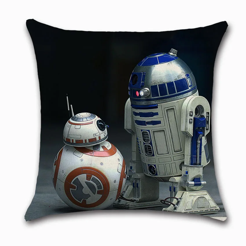 Wars Robot star force Vader cushion cover Cartoon Party Pillow case sofa Chair Decorations for home kids boy bedroom friend gift Wars Robot star force Vader cushion cover Cartoon Party Pillow case sofa Chair Decorations for home kids boy bedroom friend gift