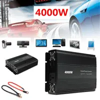 Мощность инвертор P ЕАК 8000 Вт 4000 Вт DC 12 В к AC 220 В/110 В автомобильный адаптер Процессор Зарядное устройство меандр изменение чистый синус с охлаждающим вентилятором