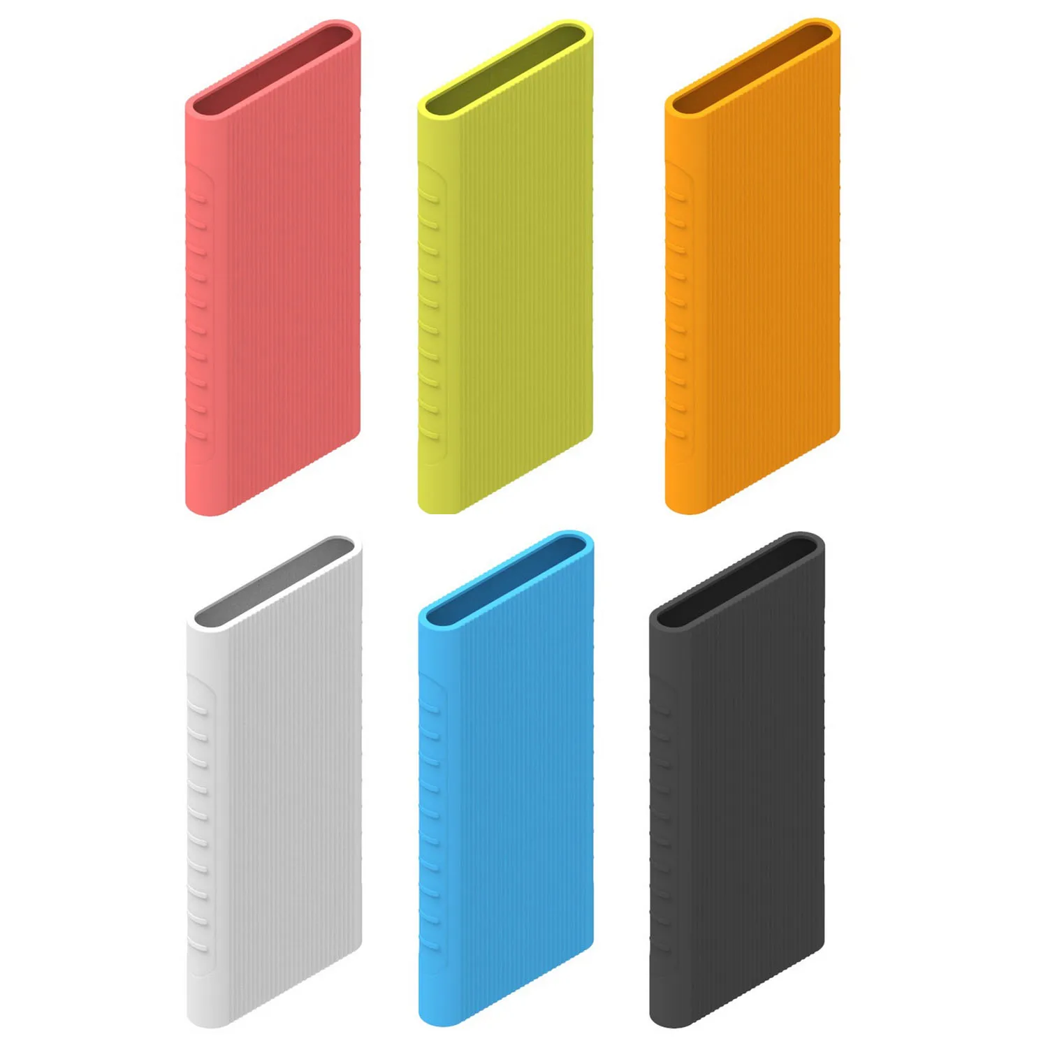 Противоскользящий мягкий силиконовый защитный чехол Besegad для 2019 Xiaomi Mi Power Bank 3 10000