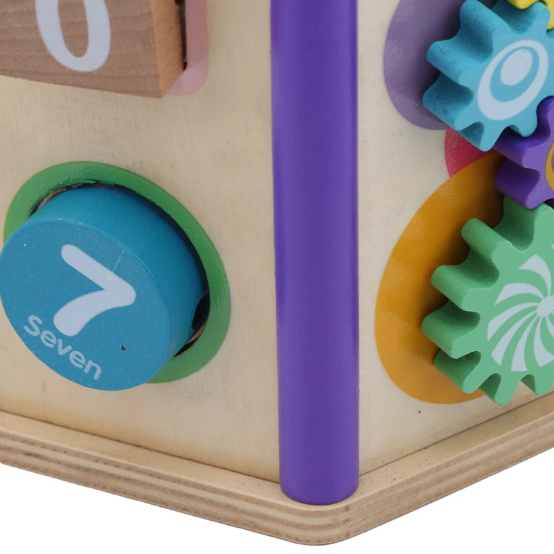 Детские деревянные кирпичи форма сортировщик куб когнитивные и соответствующие блоки Дети распознавание Интеллект коробка обучающая игрушка
