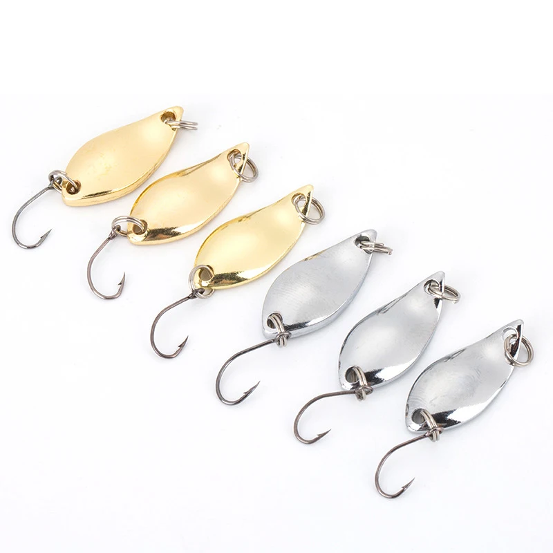 

Deshion 5pcs Fishing Spoons Metal Lures 2.5g 3.5g 5g Peche Spinner Trout Spoon Fishing Lures Shads Wobblers Jig Lures VIB Baits