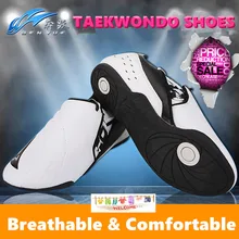 Breathable Taekwondo Shoes Martial Arts Sneaker White color for coach student comfortable Training competition TKD karate shoes
