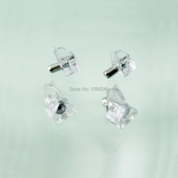 

New 12pcs cabinet cupboard supports round steel plate plank bracket support interlayer shelf clamp click Glas Support