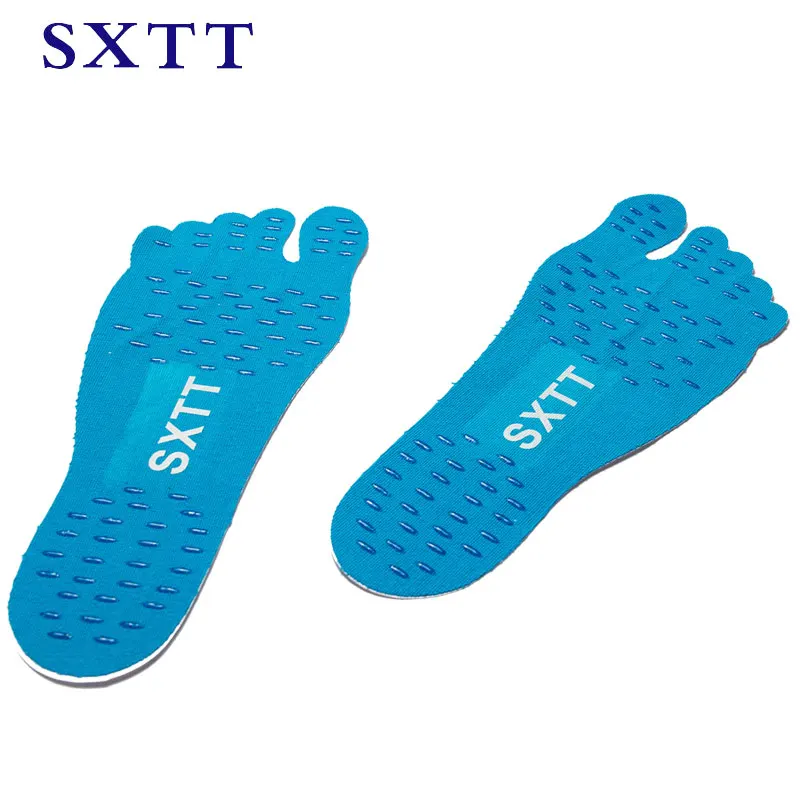 

SXTT Beach Insoles Anti-skid Shoes Mats Invisible Foot insulation Comfortable Insoles Elastic Protection Feet Sticker Insoles