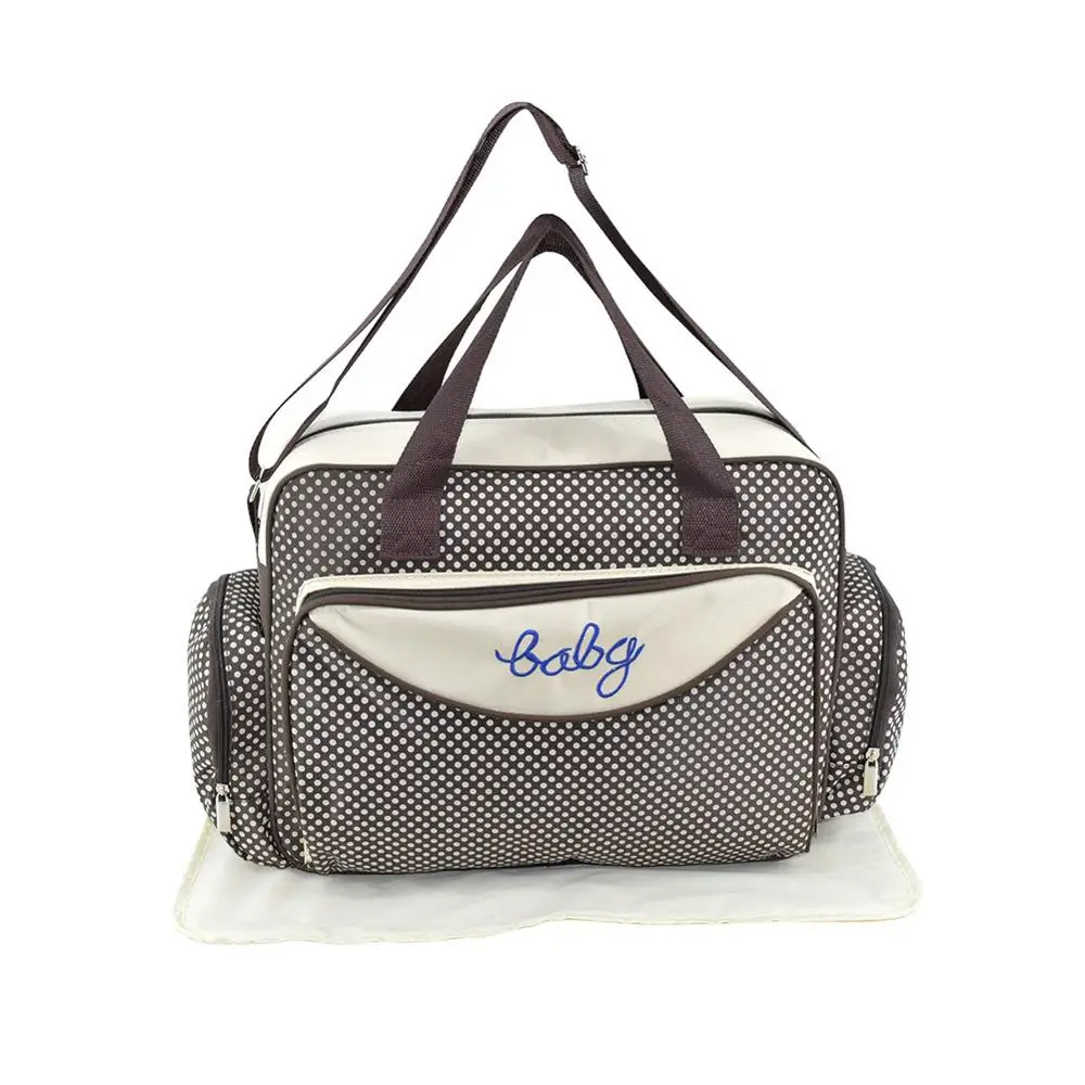 Модная многофункциональная сумка для подгузников, большая вместительность, женская сумка для подгузников, рюкзак для путешествий, сумка для кормления ребенка - Цвет: F2
