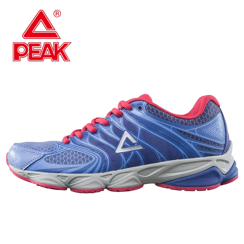 PEAK Breathable Sneakers Spring New Sports Running Shoes for Woman Outdoor Lover Zapatillas Pink Pure Color