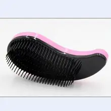 Модные запятая форма 14 см Detangle щетка для волос Массажная расческа ребенок пластиковая расческа как парикмахерские расчески в салоне