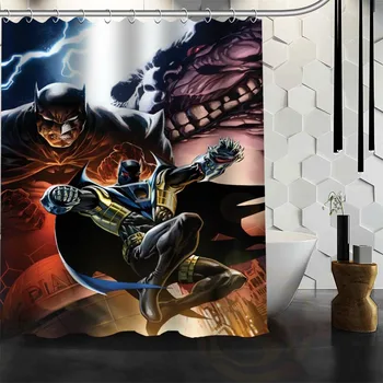 

Best Nice Custom Batman Shower Curtain Bath Curtain Waterproof Fabric For Bathroom MORE SIZE WJY&185