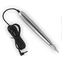 Тату машина профессиональная игла Серебро Алюминий швейцарский мотор Перманентный макияж машина для бровей татуаж губ Макияж комплект поставки