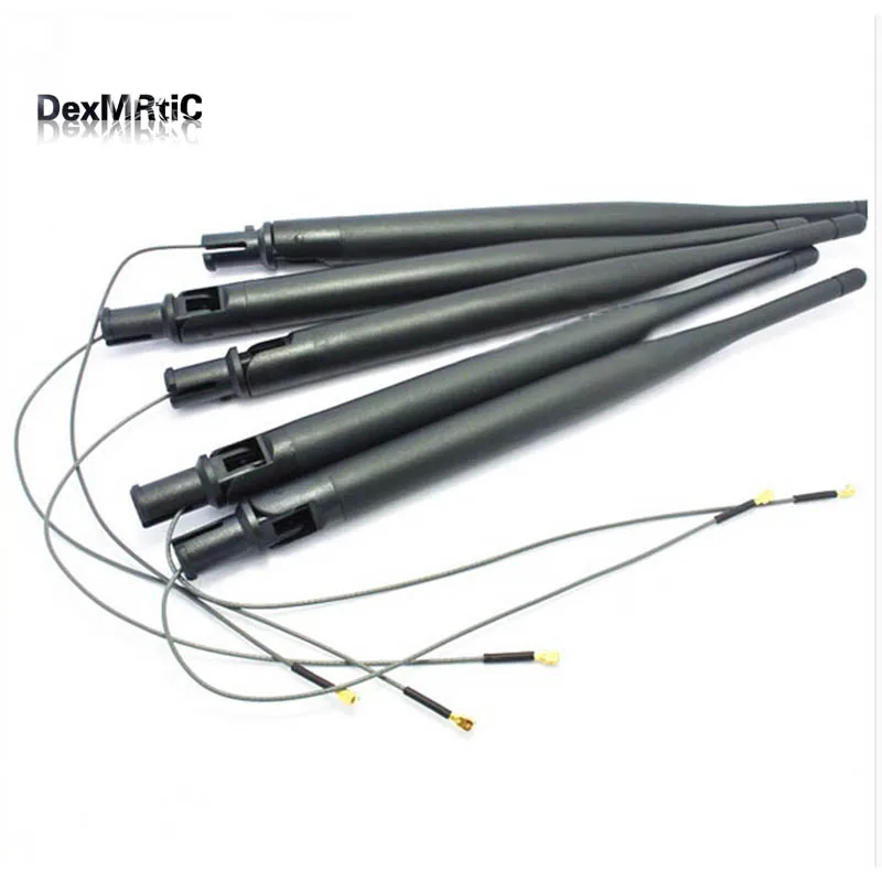 2.4Ghz 6dbi Rubber Antenna Extension Cable IPEX Connector OMNI WIFI Zigbee Aerial 1PC