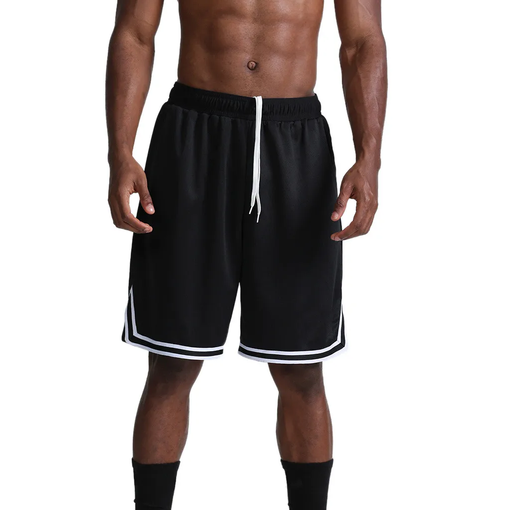 Баскетбольные спортивные пять шорт, черные, красные, белые, дышащие, быстросохнущие, свободные, для фитнеса, баскетбола, пять шорт