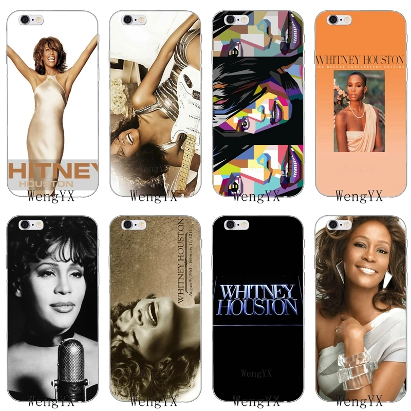 

Whitney Houston pattern Soft phone case For Huawei P20 mate 20 pro lite Y6 Y7 Y9 prime 2018 2019 Honor 7A 8C 8X 9 10