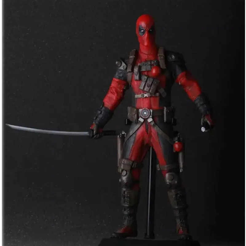 

X-Men Crazy Sword Gun Weapon Toys Deadpool Wade Winston Wilson PVC Action Figure Collectible Model Toy Red / Sliver L510