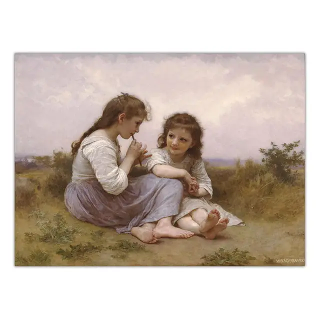 Paintings by William Adolphe Bouguereau Printed on Canvas 7