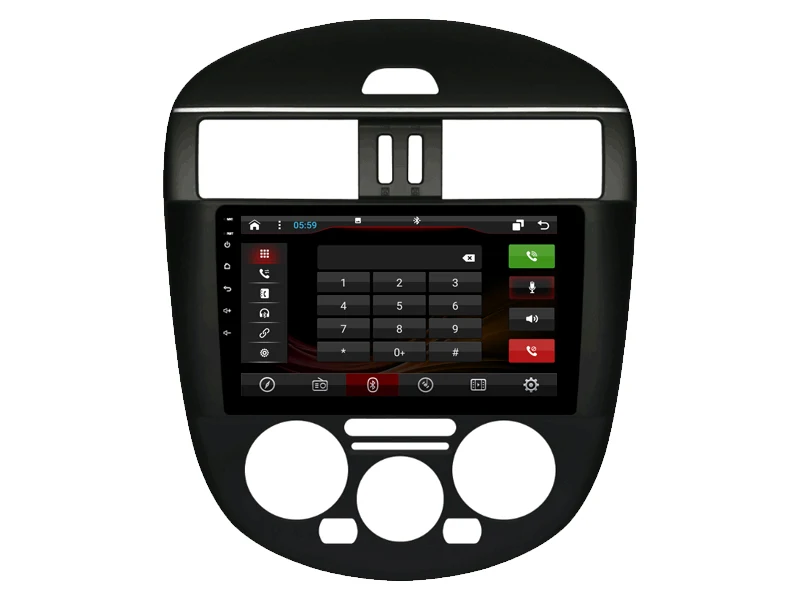 Flash Deal OTOJETA DSP stereo carplay android 8.1 car radio for 2010 Nissan TIIDA MT bluetooth car accessories Gps navigation tape recorder 4