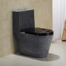Bathroom Multicolour personalized toilet siphon one piece sanitary ware toilet ceramic anti-odor black