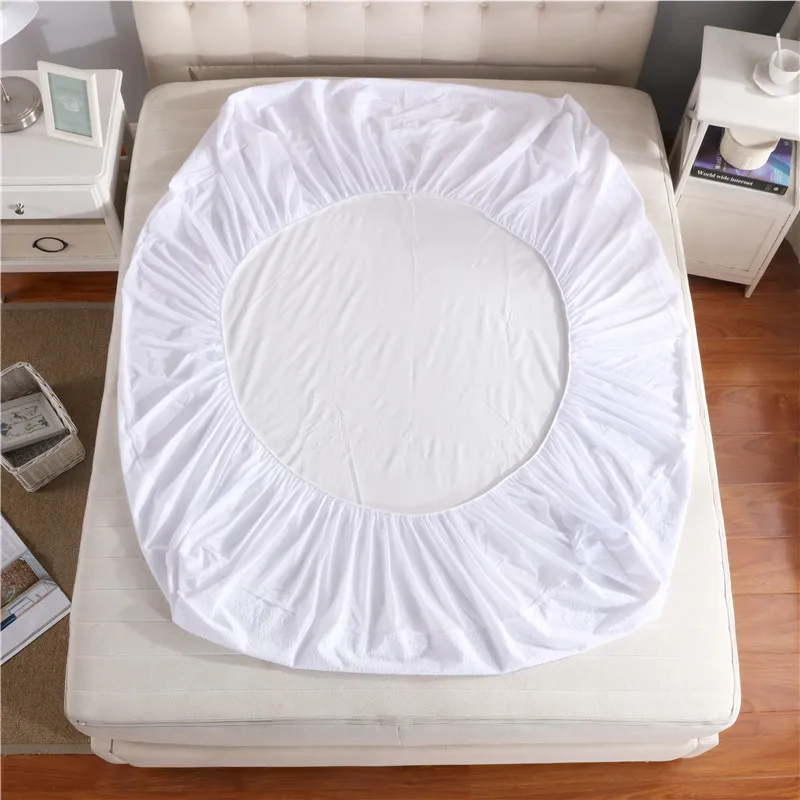 IRoyal All Size Cotton Terry Mattress Cover Elastic Bed Sheet Waterproof Bed Cover For Foam Matress Cover For Bed Protector (10)