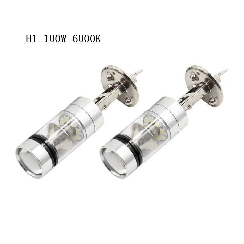 H1 20SMD LED 100W 1000LM White 6000k/Yellow 4300K Driving Light Lamp Car Head Daytime Running Fog Led Bulb Styling | Автомобили и