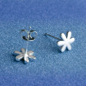 

New Fashion Jewelry Flower Ball Temperament Earrings Simple Metal Silver Plated Sun Flower Earrings Gifts For Girls Freeshipping