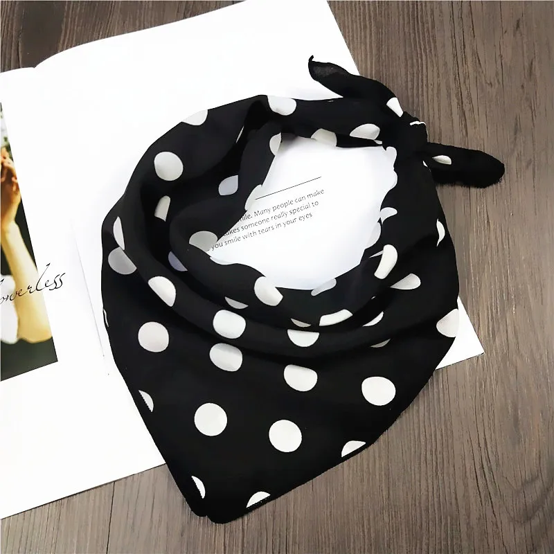 50*50 см Ретро многоцветный квадратный шарф в полоску дизайн платок с принтом для женщин шеи Bufanda повязка для волос Обертывания Echarpe