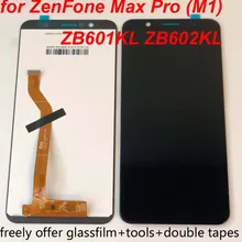 Без битых пикселей 5,9" ЖК-дисплей для Asus ZenFone Max Pro(M1) ZB601KL ZB602KL сенсорная панель, стеклянный экран, дигитайзер в сборе+ рамка