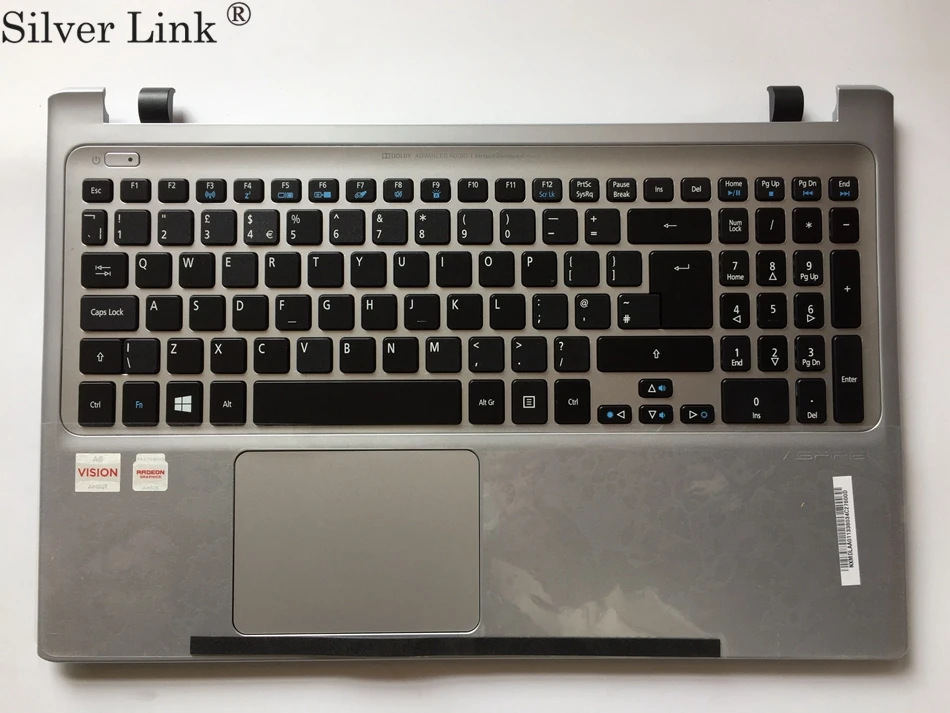 

UK keyboard For ACER Aspire v5-551 V5-531G V5-531P V5-551G backlight Laptop Keyboard With C case