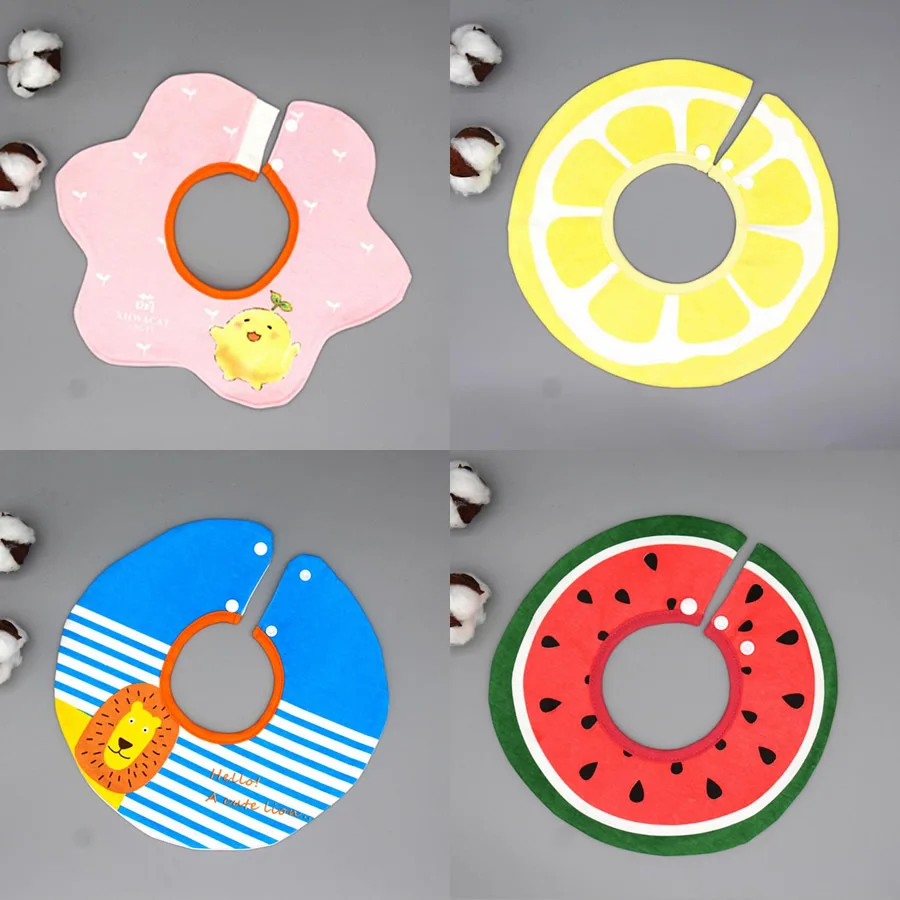 

Soft Round 360 Degree Rotating Baby 4 Layers Bib Burp Cloths Feeding Scarf Fashion Flower Style Baby Bibs Newborn Bandana