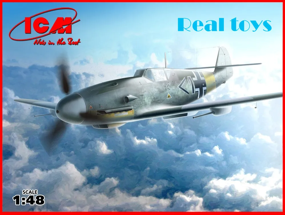 ICM model 48107 1 48 Bf 109F 4 R6 WWII German Fighter plastic model kit