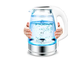 Электрический чайник двухслойный горячий стеклянный Электрический для небольшого размера
