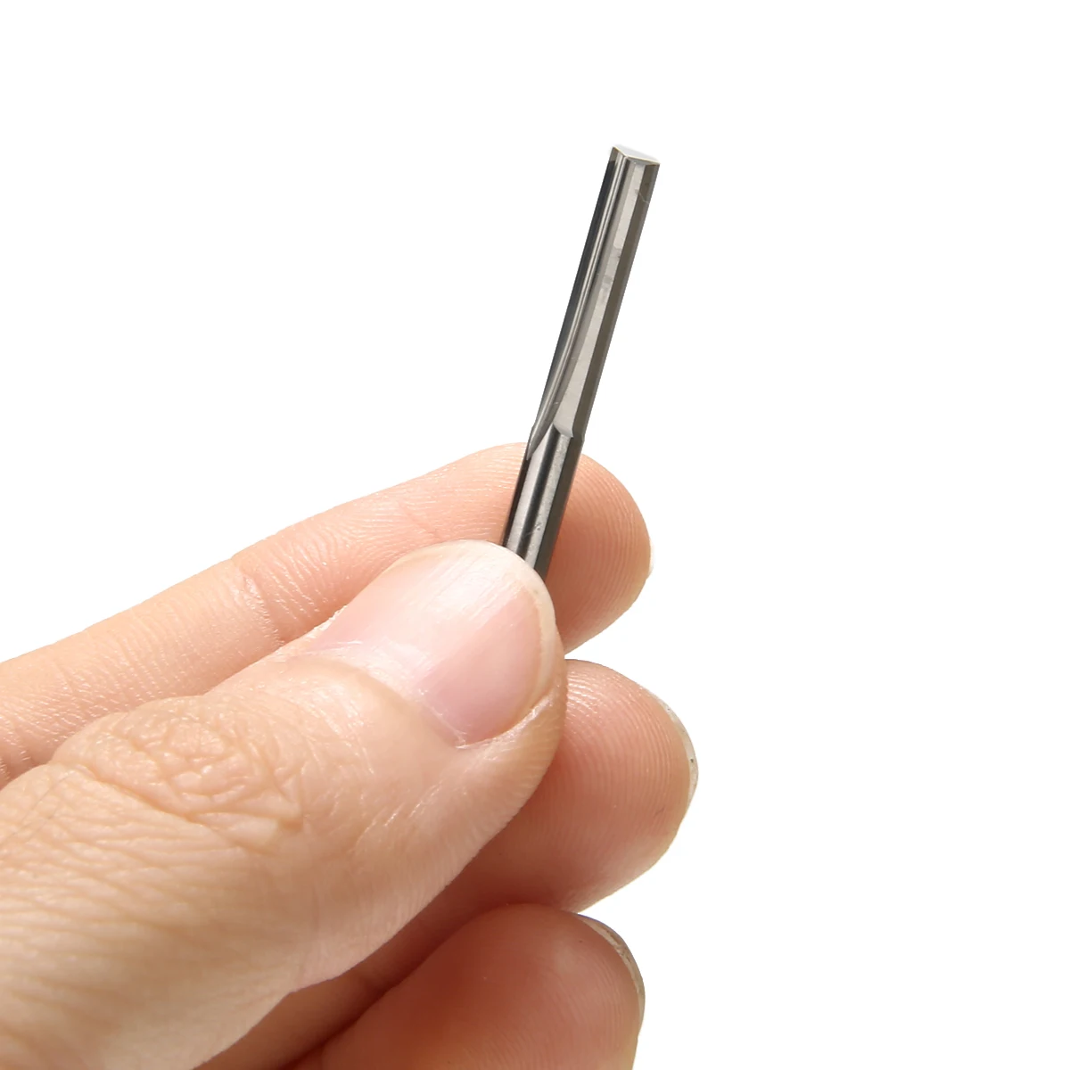 10pcs 2 Flute CNC Router Bits 3.175mm Straight Slot Tungsten Steel Milling Cutter for Wood MDF Plastic