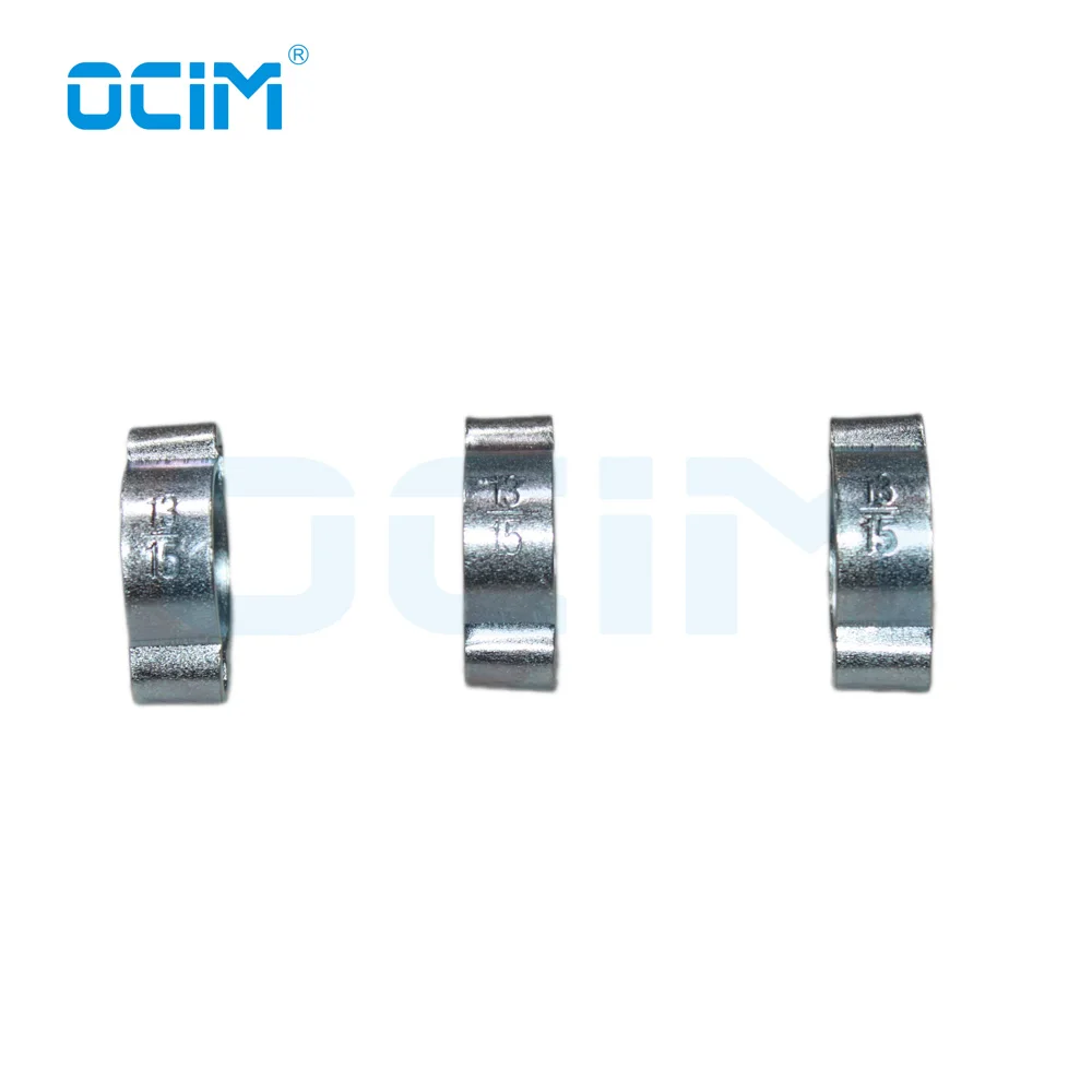 two ear clamps 15mm 4