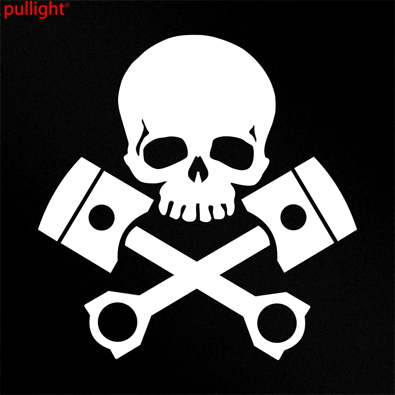 Crossed Piston Sticker