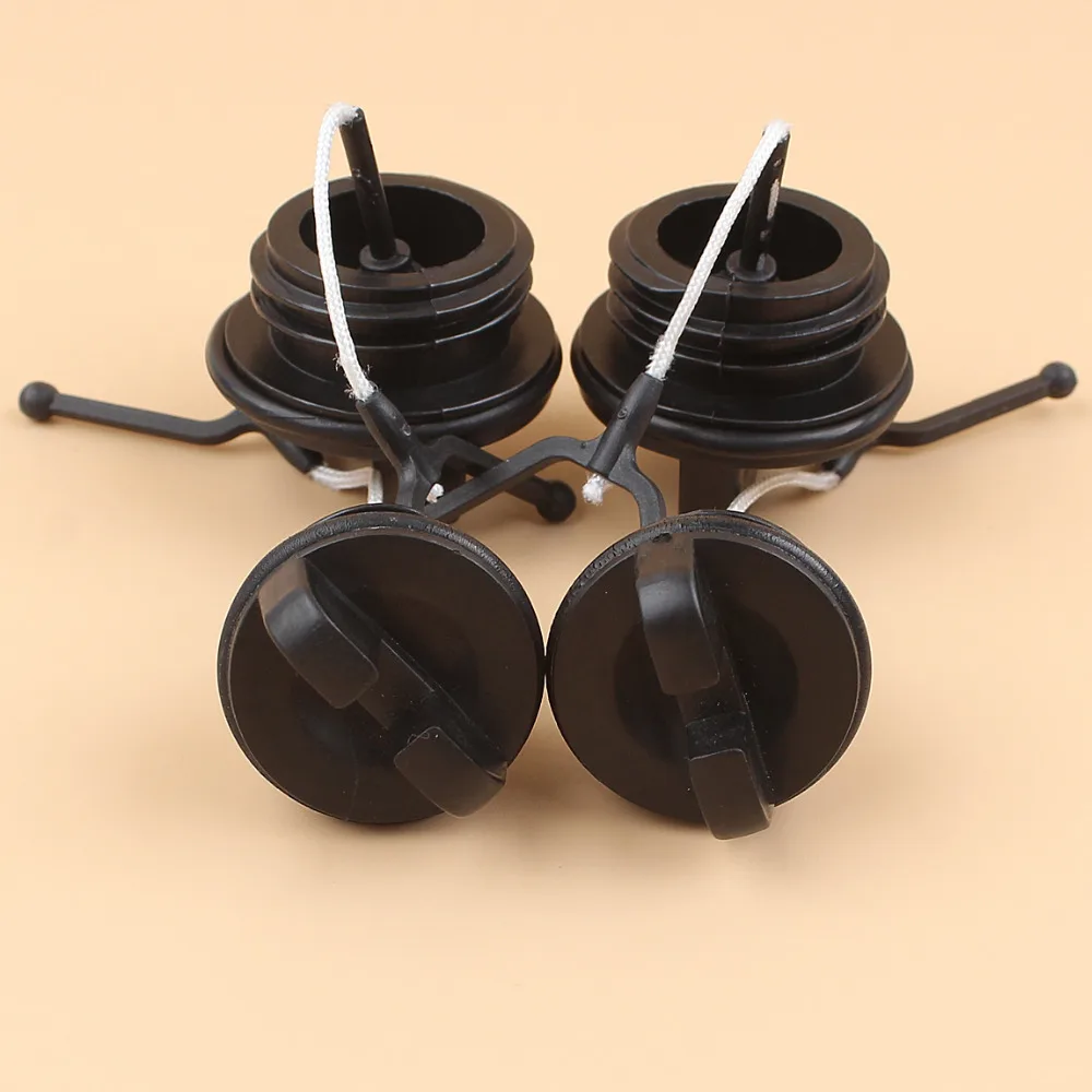 Tankdeckel Set Für Husqvarna Kettensägen - 3x Benzin & 3x Öldeckel Ersatz
