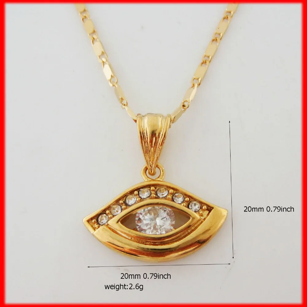 

ORDER 10$ SHIP WITH TRACKING 24" LINK NECKLACE & EVIL EYE CAN PROTECT YOU FROM EVIL THING EYE Pendant HANGS 0.79 inch