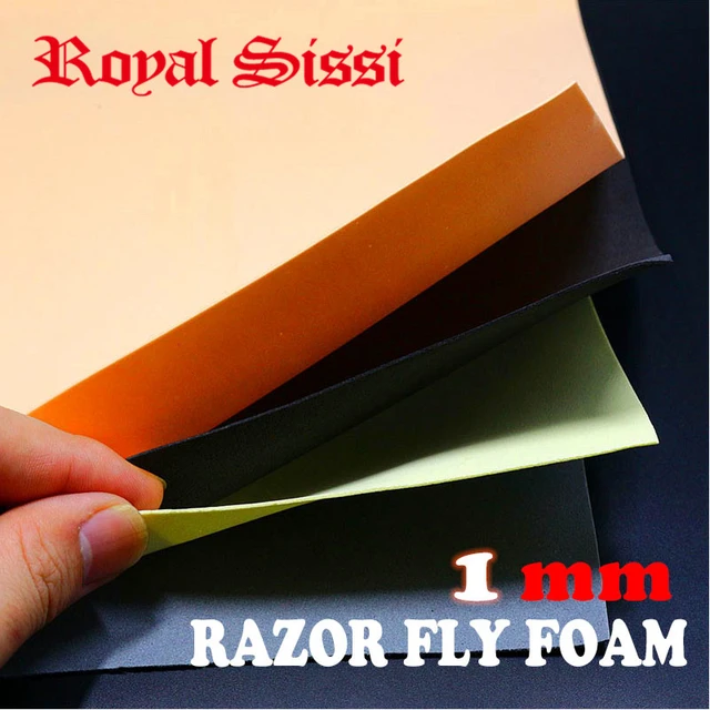 10 sheets fly tying super thin foam 1mm thick EVA foam sheet floating fly  tying materials for small flies razor fly foam paper - AliExpress