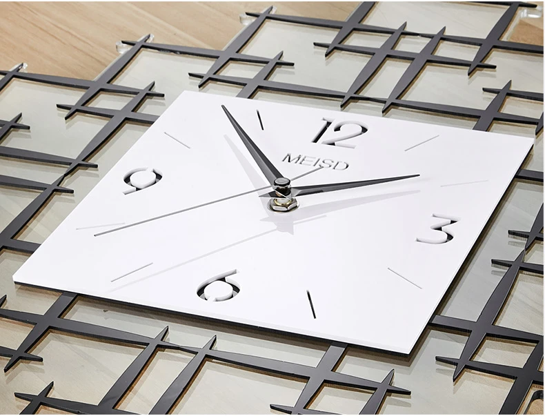 Кварцевые часы модные часы 3D большие настенные часы с наклейками на стену и фоторамкой креативный Декор для гостиной современные настенные часы