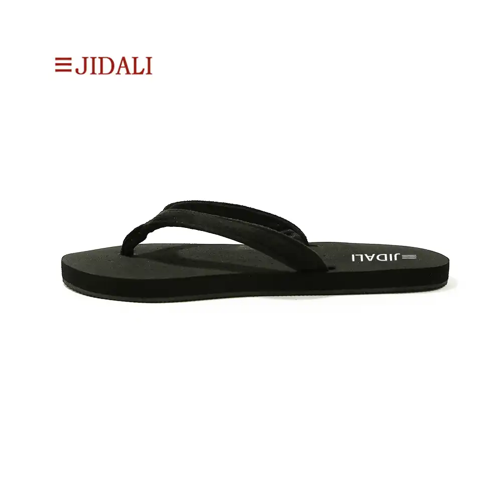 comfy black flip flops