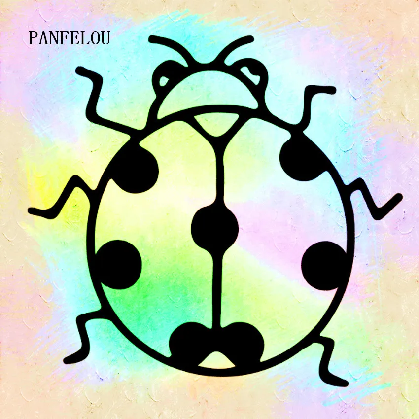 PANFELOU ladybird insect metal craft Carbon Steel Cutter paper die cutting dies Scrapbooking/DIY Embossing Mother's Day | Дом и сад