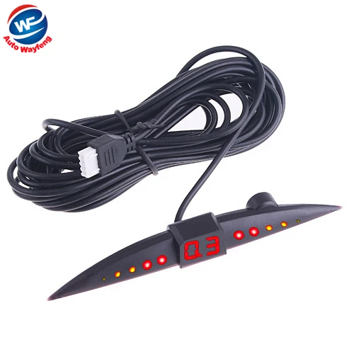 Factory Selling Car LED Display 4 parking sensors system Parking Reverse Backup Radar system free shipping