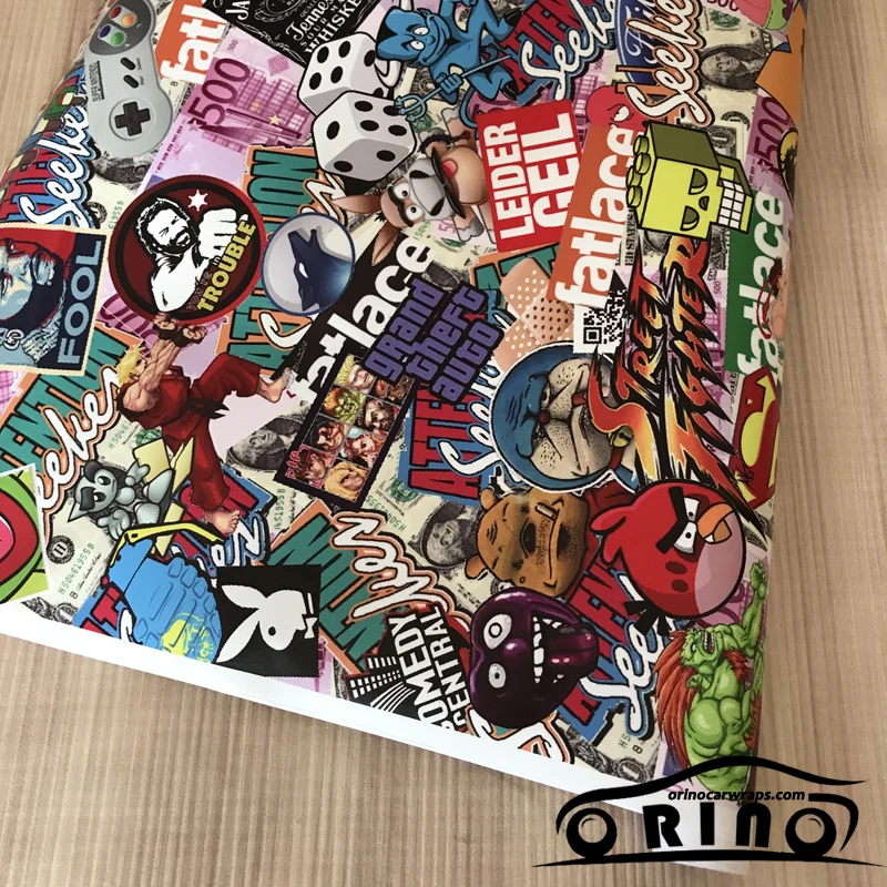 JMD Sticker Bomb Vinyl Film Wrap-23